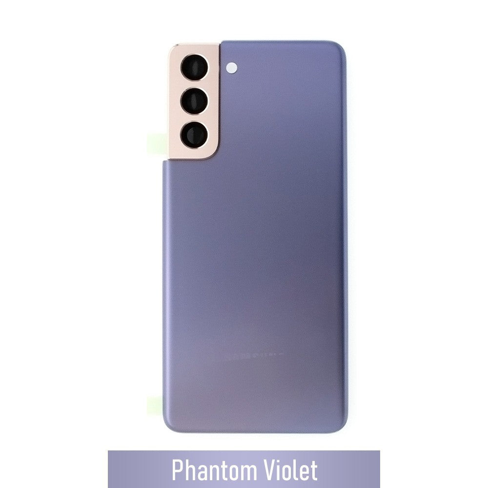 Brown Rear Cover Glass For Samsung Galaxy S21-Phantom Violet Brown Rear Cover Glass For Samsung Galaxy S21-Phantom Violet